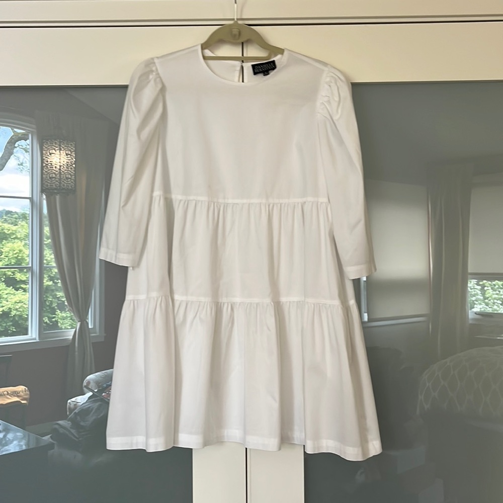 Danielle Bernstein, We Wore What, White Babydoll Dress